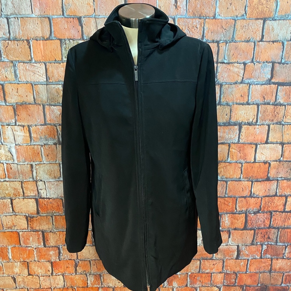 Calvin Klein Black Zip Front‎ Softshell Coat